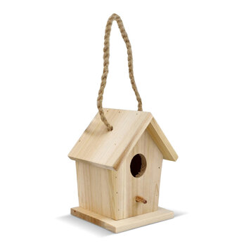 Kleines Vogelhäuschen aus FSC-Holz