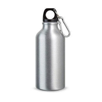 LANDSCAPE S. Aluminium-Sportflasche mit Karabiner 400 ml