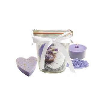 Lavendel Wellness-Glas