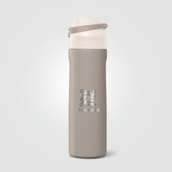 Lynk Trinkflasche mit Trinkhalm-Deckel und  wasserdicht aus recyceltem Edelstahl - 680 ml