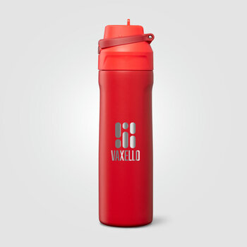 Lynk Trinkflasche mit Trinkhalm-Deckel und  wasserdicht aus recyceltem Edelstahl - 680 ml