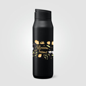 Majesty Selfie-Stand-Trinkflasche aus Edelstahl - 750 ml