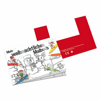 Malbuch Mini A7 - Weihnachtliches - Malbuch neutral