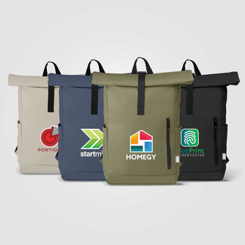 Malmö - Rolltop-Rucksack aus Recyclingmaterial - Wasserdicht