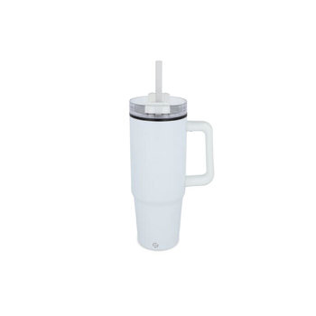 Miami Becher mit Henkel und Strohhalm 800ml