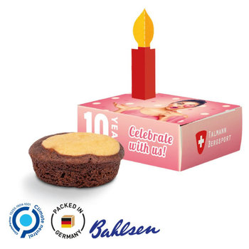 Minikuchen in Gratulationsbox