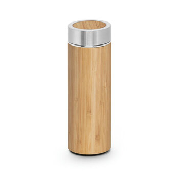 NATUREL. Isolierkanne aus Bambus und Edelstahl (90% recycelt) (430 mL)