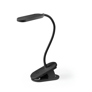 NESBIT II. Tragbare Schreibtischlampe mit Clip und 30 Stunden Betriebsdauer aus 65 % rABS