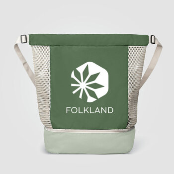 Neri Rucksack mit Kordelzug aus recyceltem Netzgewebe - 45 L