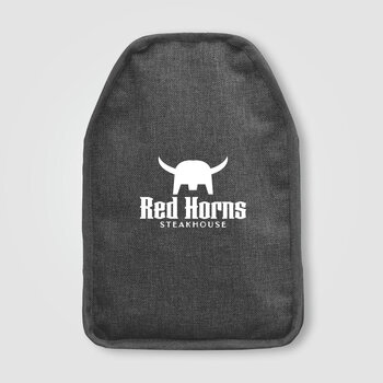 Nest Weinflaschen-Kühltasche mit meliertem Muster aus recyceltem Polyester – 16,3 x 22,5 cm