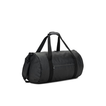 OSASCO SPORT. Sporttasche im Zylinder-Format aus hochdichtem, recyceltem 600D-Polyester mit Seitenfach für Schuhe