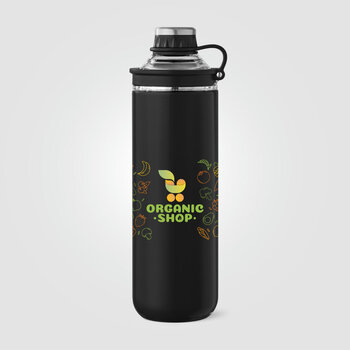 Oasis Recycling-Edelstahlflasche mit Verschluss-Griff - 680 ml