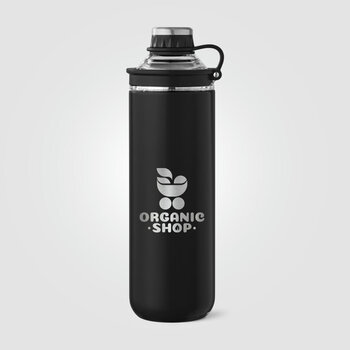Oasis Recycling-Edelstahlflasche mit Verschluss-Griff - 680 ml