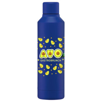 Olympus - 500 ml Edelstahlflasche - Kupferbeschichtet & Doppelwandig mit Drehverschluss