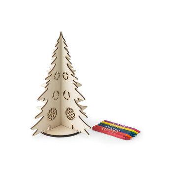 PINERY. Zerlegbarer Weihnachtsbaum aus Holz zum Bemalen