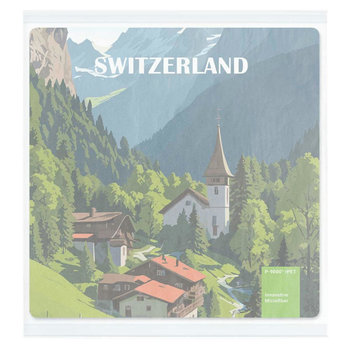 POLYCLEAN rPET Displaytuch 18x18 cm im Pergaminbeutel, All-Inclusive-Paket 