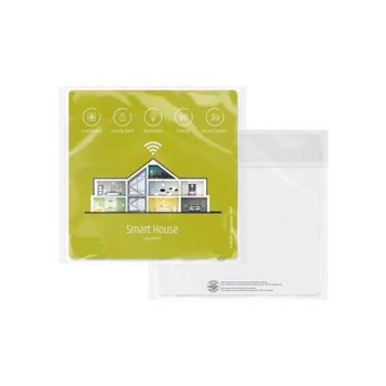 POLYCLEAN rPET Displaytuch 20x20 cm im Cellulosebeutel, All-Inclusive-Paket 