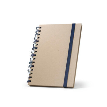 PROUST. A5 Notizbuch mit Ringen, fester Einband, aus Zuckerrohrpapier (80% zuckerrohr) mit unbedruckte Seiten