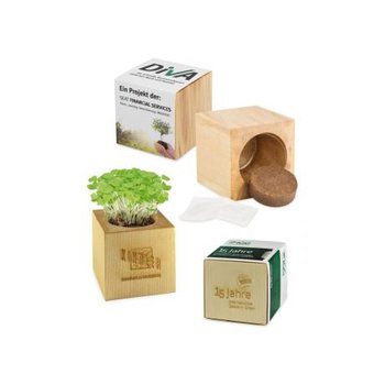 Pflanz-Holz Maxi inkl. 2 Seiten gelasert - Gewürzpaprike