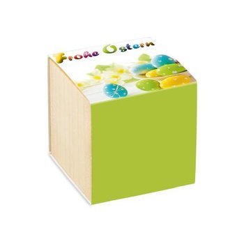 Pflanz-Holz - Standardmotiv - Ostern - Lasergravur auf zwei Seiten