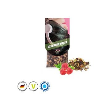 Premium Tee Tassenreiter aus Glanzkarton Früchtetee mit Himbeergeschmack