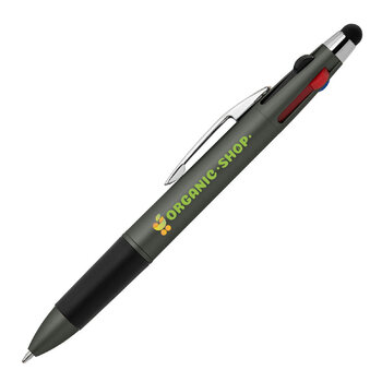 Quattro Softy Metallic Multi-Tinten Kugelschreiber - m/Stylus