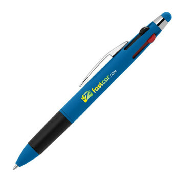 Quattro Softy Multi-Tinten Kugelschreiber - m/Stylus