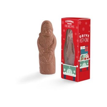 Rettergut Weihnachtsmann Werbeverpackung aus weißem Karton