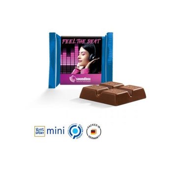 Ritter SPORT Mini aus weißem Papier Ritter SPORT Mini Edelvollmilch