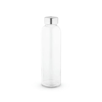 SOLER. Glasflasche sublimations und Edelstahlverschluss 500 ml