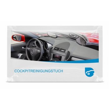Sachet mit Cockpitreinigungstuch