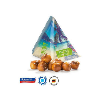 Snack Tetraeder Folie, weiß Roland Pretzel Balls