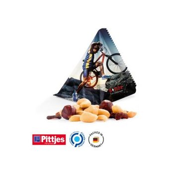 Snack Tetraeder Folie, weiß Pittjes Studentenfutter