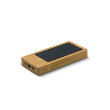 Solar Powerbank Bambus 8000mAh
