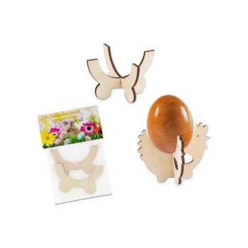 Steck-Eierbecher Huhn mit Lasergravur
