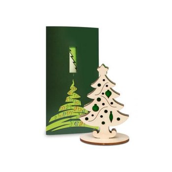 Steckfiguren-Karte Filz Premium - Tannenbaum Premium 4/4-c