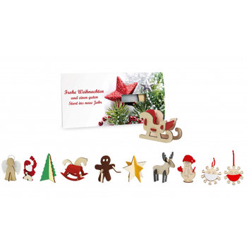 Steckfiguren-Karte Filz Standardmotiv