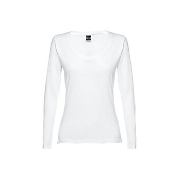 THC BUCHAREST WOMEN WH. Langärmeliges tailliertes T-Shirt für Frauen