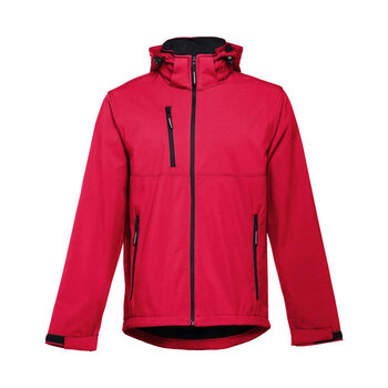 THC ZAGREB II. Herren-Softshell-Jacke aus Polyester und Elastan