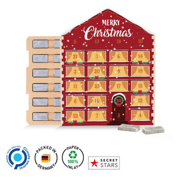 Täfelchen Adventskalender Haus ECO