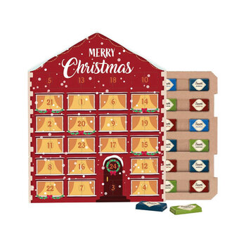 Täfelchen Adventskalender Haus ECO