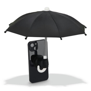 Telefon-Regenschirm mit Saugnapfhalterung 