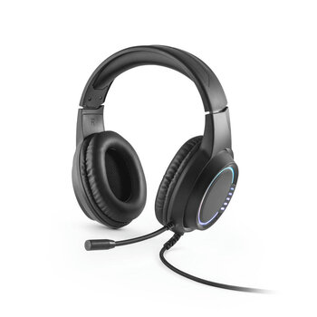 Thorne Headset RGB. Gaming-Kopfhörer mit Kabel, Mikrofon und RGB-LED-Leuchten aus ABS