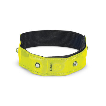 VISIBLE. Armband, reflektierend mit 4 roten LEDs