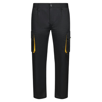 VL HYPNOS. Zweifarbige Twill-Hose mit mehreren Taschen (200 g/m²), aus Baumwolle (35 %) und Polyester (65 %)