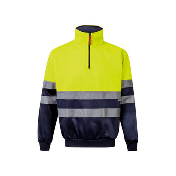 VL THOR LARGE. Zweifarbiges Sweatshirt (300g/m²) aus Polyester-Fleece (100%)