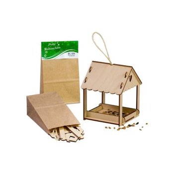 Vogelhäuschen - mit Lasergravur 