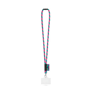 WATFORD. SET Lanyard TUBE Long (Ø 7 mm) mit 9 mm Auslösekarabiner, Ø 7 mm Sicherheitsverschluss und 91 x 68 mm starrem Ausweis-/Kartenhalter