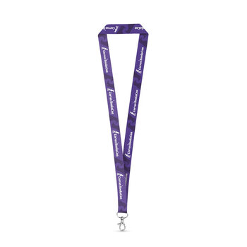 WINDSOR. SET Lanyard SUBLIMATION Long II (20 mm) aus recyceltem Polyester (100% rPET) mit 20 mm Schnappkarabiner