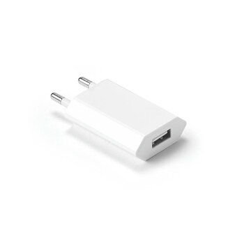 WOESE. Netzadapter USB-A 5W aus recyceltes ABS (100% rABS)
